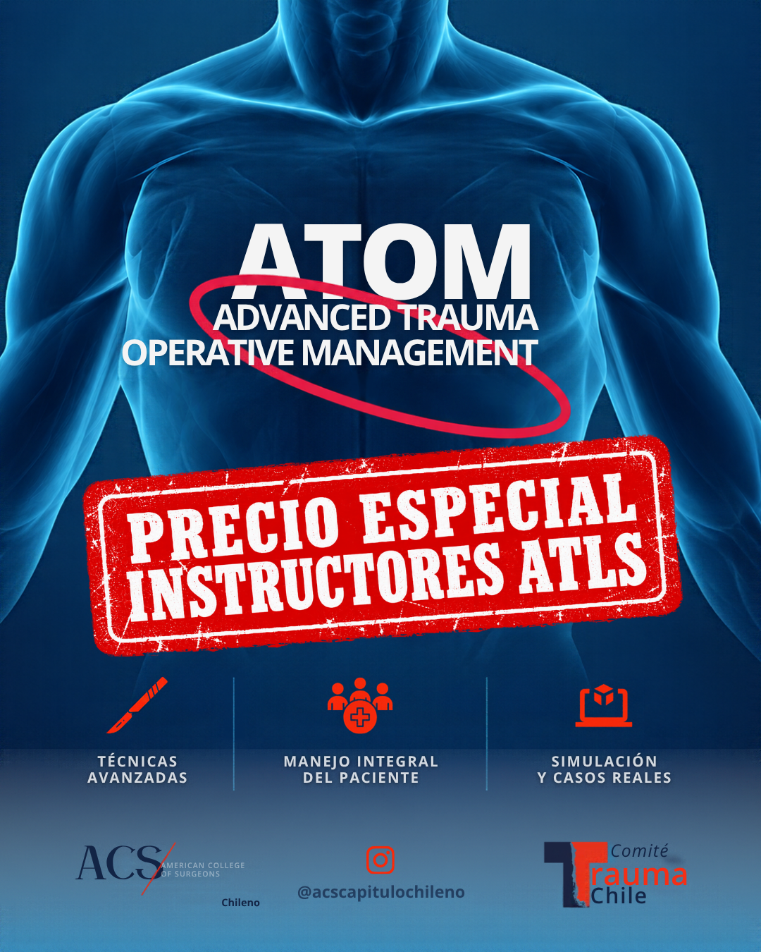 CURSO ATOM (ADVANCED TRAUMA OPERATIVE) - Imagen 2