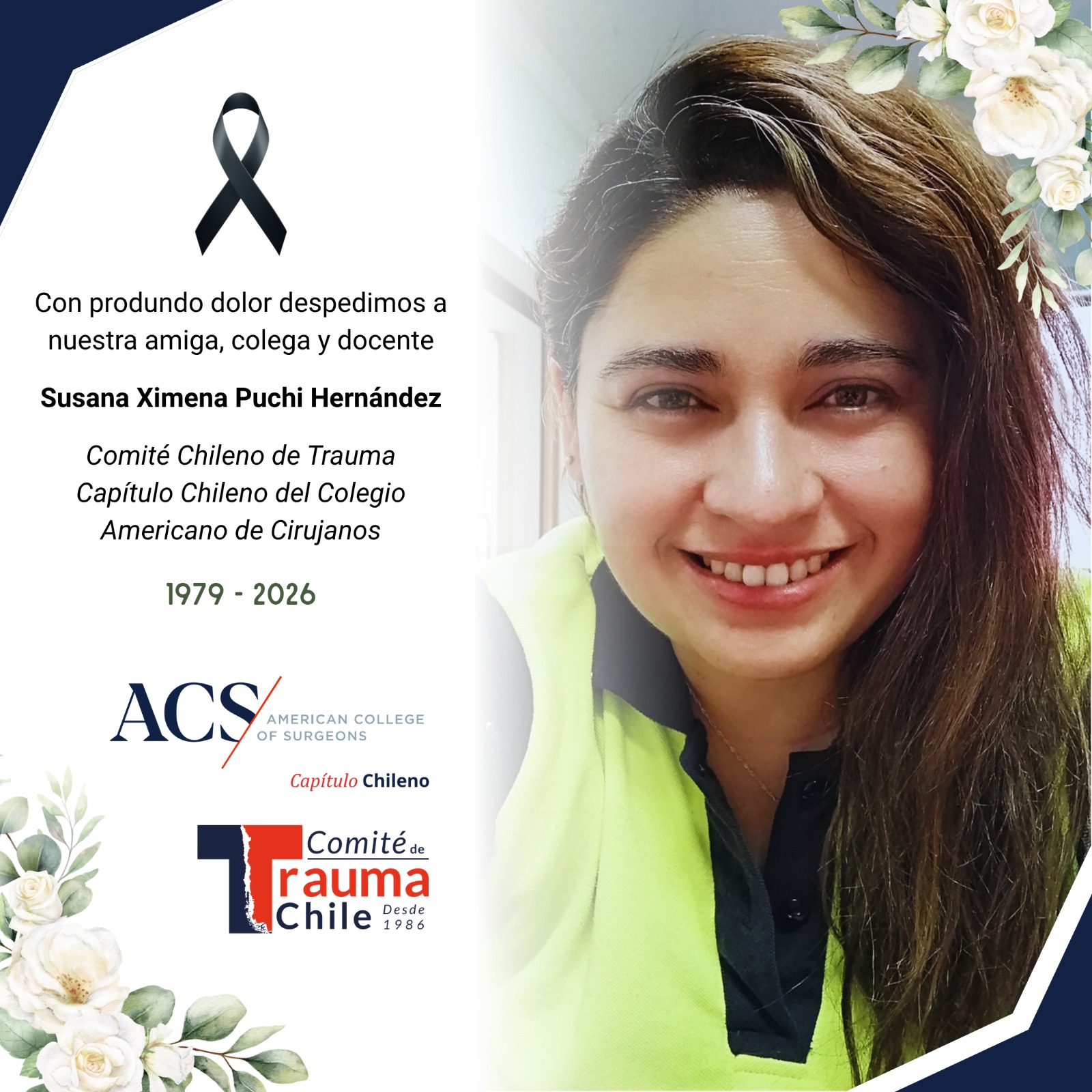 En memoria de Susana Ximena Puchi Hernández, 1979-2026