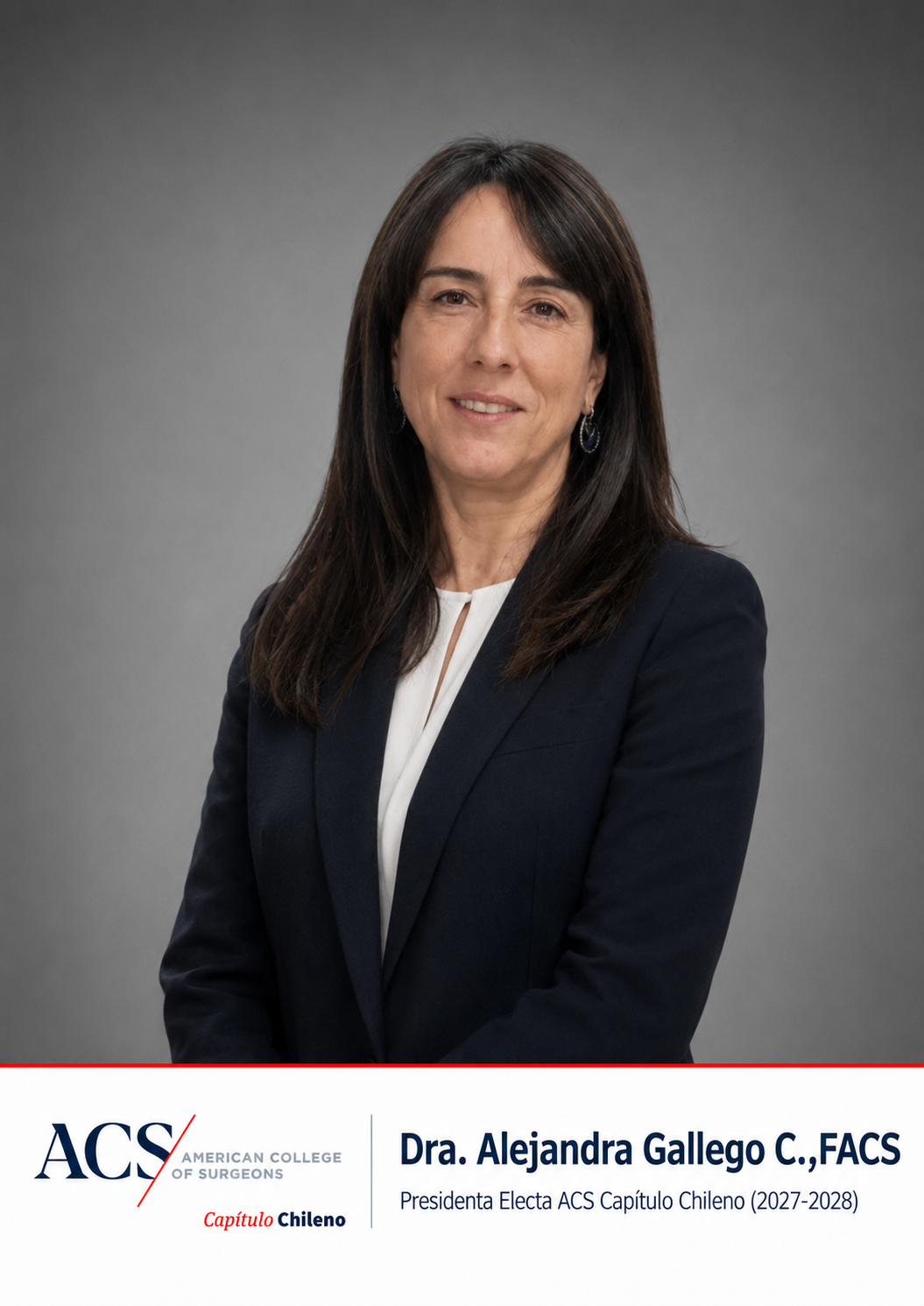 Dra. Alejandra Gallego C., FACS — Presidenta Electa