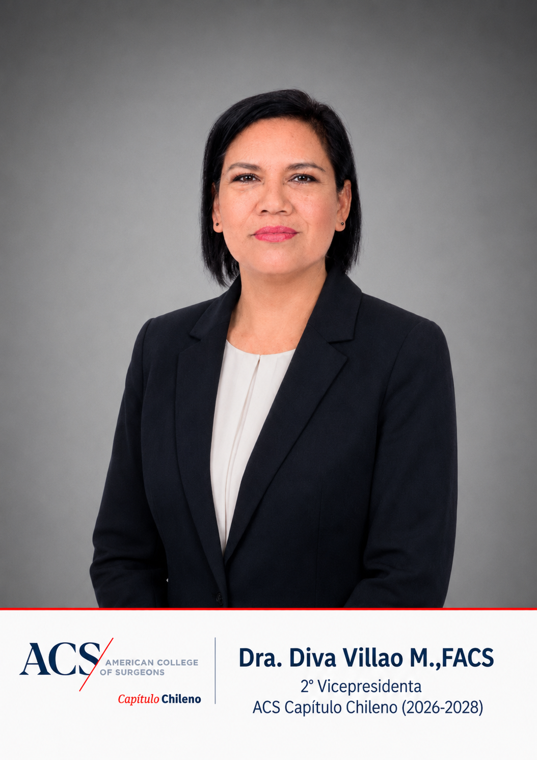 Dra. Diva Villao M., FACS — 2° Vicepresidenta
