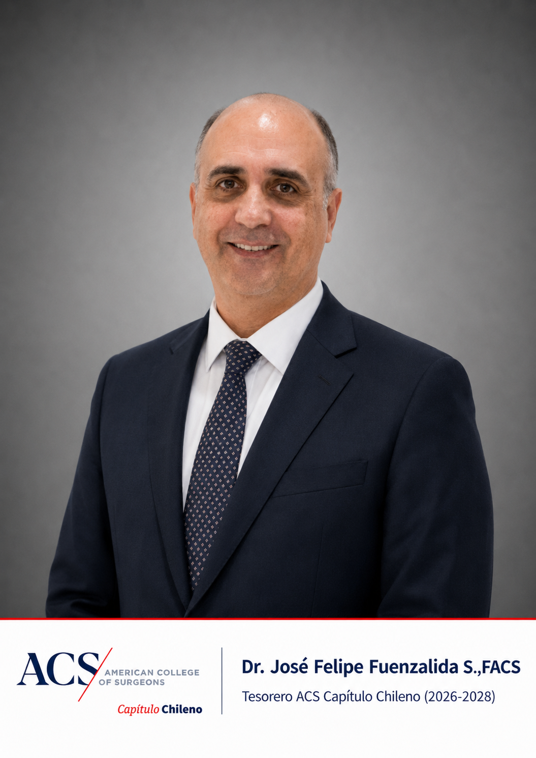 Dr. José Felipe Fuenzalida S., FACS — Tesorero